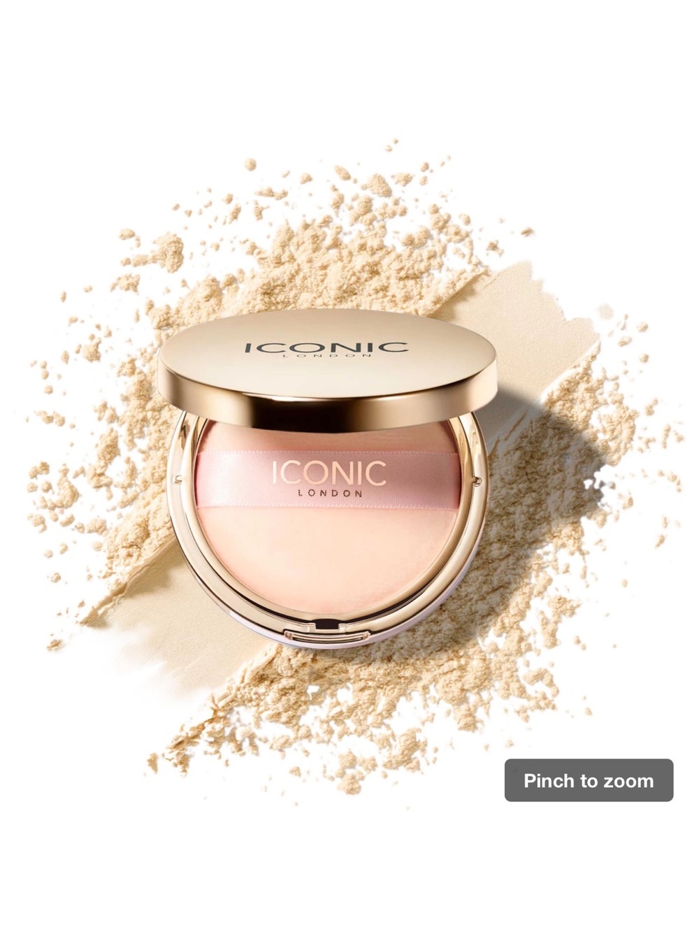 ICONIC London Cream Lit & Luminous Highlighter Compact